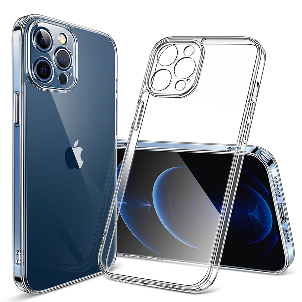 Clear Phone Case For iPhone 14 13 12 11 Pro Max Case Silicone Soft Cover For iPhone 13 Mini X XS Max XR 7 8 Plus 5 SE Back Cover