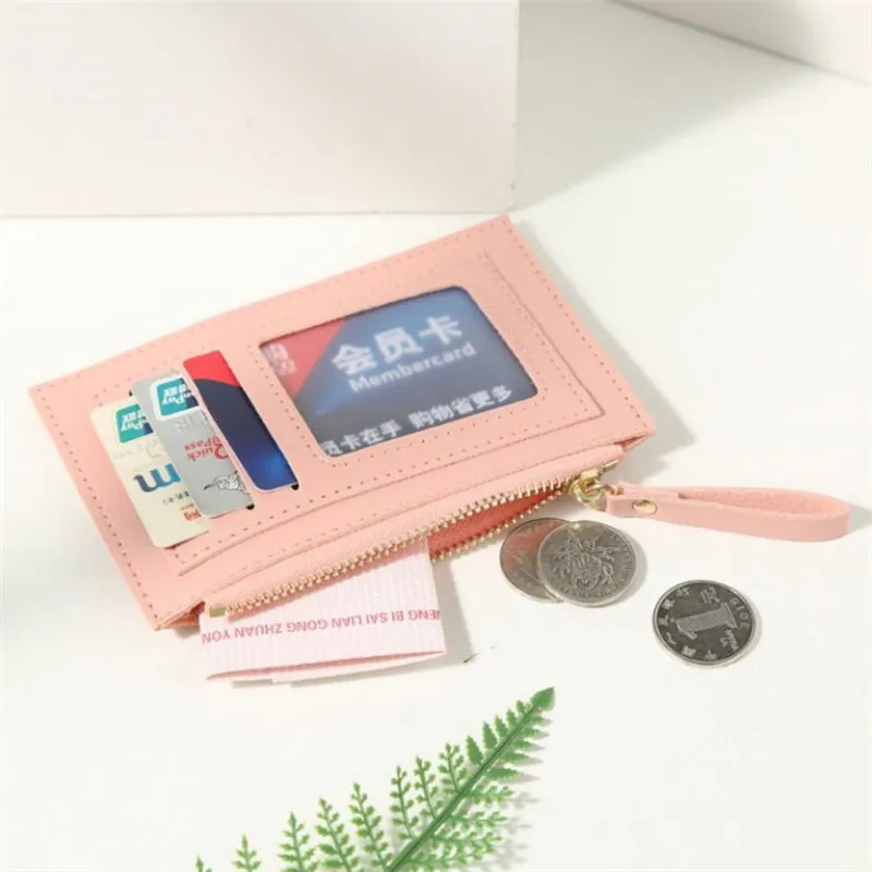 2025 Women Girls Slim Wallets Card Holders Hasp Plaid Pattren Quality Mini Female Purse Small Fashion Wallets Card Holder Wallet