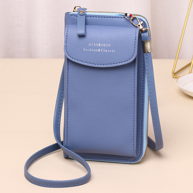 Women Bag Smartphone Wallet Tassel Leather Shoulder Strap Handbag Waterproof Women Wallet Bag Touch Screen Cell Phone Purse Bag